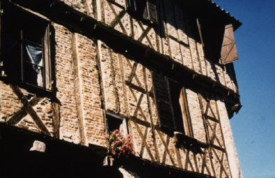 Photo d'une fa�ade de maison figeacoise